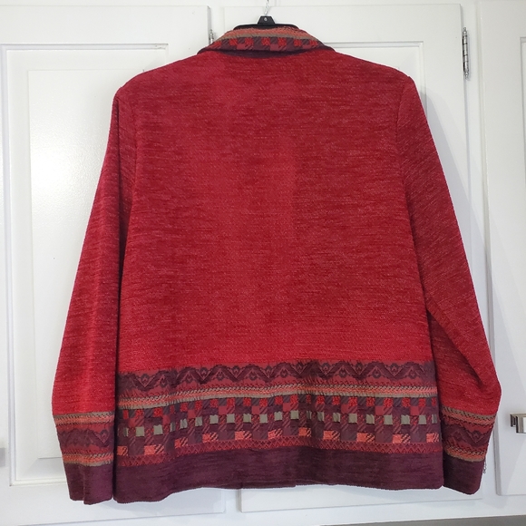 Coldwater Creek Red Jacket - Picture 2 of 5